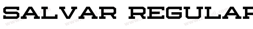Salvar Regular字体转换